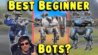 TOP 3 Best BEGINNER ROBOTS Guide  War Robots Gameplay WR [upl. by Burget69]