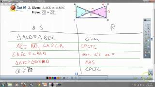 Geometry 47 Overlapping Triangles Proofs [upl. by Anirt]