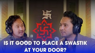 Is it good to place a Swastik symbol at your door Harihar Adhikari  Stories with Sujan Clips [upl. by Graehme20]