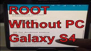 How I root my Samsung Galaxy S4 501 without PC 2016 GTI9500 [upl. by Bradway329]