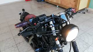 Yamaha Virago XV250 Bobber Final [upl. by Eibber]