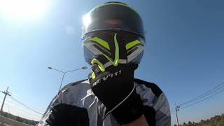 Review Helmet KYT TT Course WhiteBlue รีวิว สัมผัสแรก หมวกกันน๊อก KYT [upl. by Aivek]