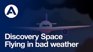 How airplanes fly in bad weather  Discovery Space [upl. by Zetnahs]