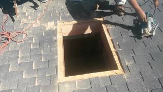 How to Video Installing a Curb Mount Skylight  step by step from start to finish [upl. by Cuthbertson]