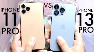 iPhone 13 Pro Vs iPhone 11 Pro Comparison Review [upl. by Ahsei]