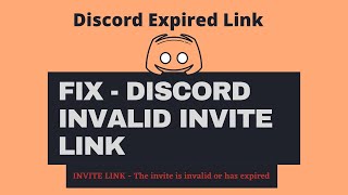 How to Fix Discord Invalid Invite link 2020  Server Expired Link [upl. by Drawdesemaj788]