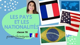 🌎Los Paises y NACIONALIDADES en FRANCES  Clase 5 [upl. by Akoek]