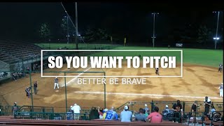 PITCHERS BEWARE  Pitching in slowpitch softball is crazy [upl. by Noitna87]