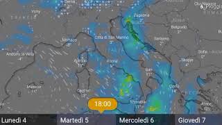 METEO ALLARME ROSSO  Un forte uragano invernale colpirà l’Italia Domani con forti nevicate e gelo [upl. by Nauqel]