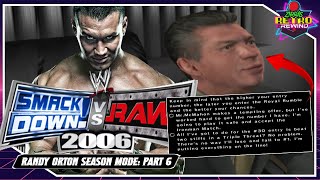 WHO WILL WIN THE ROYAL RUMBLE  WWE SmackDown vs RAW 2006 Season Mode  Part 6 PS2 Gameplay [upl. by Seadon]