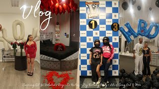 VLOG  Surprising GF for Valentine’s Day  Go Karting  Zay Birthday Party  Lots of Going Out ampMore [upl. by Alexa]