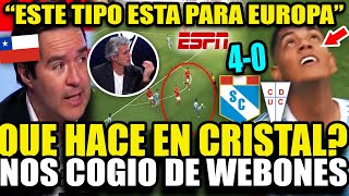 quotESTA PARA EUROPAquot PERIODISTAS CHILENOS QUEDARON IMPACTADOS CON JOAO GRIMALDO CRISTAL VS U CATOLICA [upl. by Kelvin]