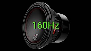 Tone frequency 160Hz Test your hearing speakersheadphonessubwoofer [upl. by Brownson]