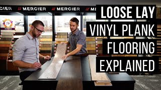 Loose Lay Vinyl Plank Flooring Explained  The Easiest Flooring to Install [upl. by Idhem]