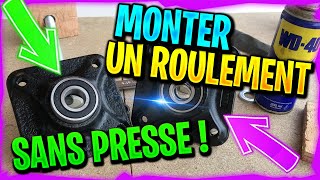 ASTUCE  💚 Monter un roulement SANS PRESSE ⚙️  Rapide et sans effort 👌🏼 🕙 [upl. by Michaud]