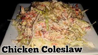 Chicken Coleslaw recipe KFC style  Coleslaw recipe in 1 minute [upl. by Orvan]