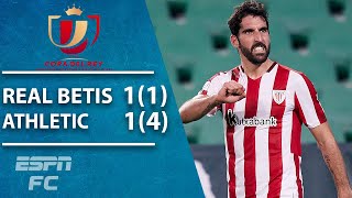 Athletic Bilbao march on after dramatic penalty shootout vs Real Betis  Copa del Rey Highlights [upl. by Aelhsa114]