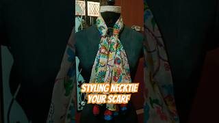 Styling necktie your scarf fashion style how new present yourself scarf draping creative [upl. by Yeslaehc946]