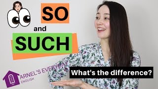 SO and SUCH  Whats the difference IMPROVE your ENGLISH [upl. by Akirahs681]