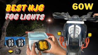 Best Fog Lights for Bike 😱 HJG 60W Fog Lights🥵  Full Installation  KTM Duke 250 [upl. by Ardnuassak697]