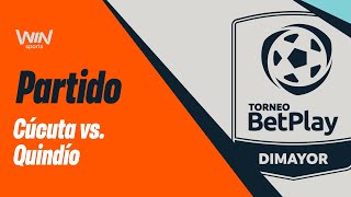 CÚCUTA DEPORTIVO VS DEPORTES QUINDÍO  TORNEO BETPLAY DIMAYOR 20242  FECHA 15 [upl. by Felty]