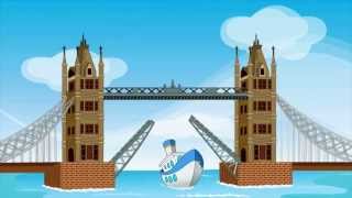 London Bridge Is Falling Down Song with Lyrics Sing Along ReadAlong [upl. by Rafiq]