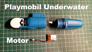 Playmobil Underwater Motor 5159 on steroids Modifications aka battery upgrade mods [upl. by Eloken32]