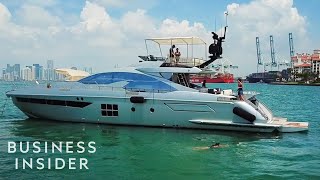 Inside A 3 Million Yacht For Rent [upl. by Novelia]