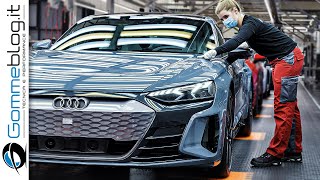 2021 Audi etron GT PRODUCTION  e tron German Car Factory [upl. by Yraeg12]