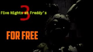 How To Get FNAF 3 for Free on PC [upl. by Efinnej630]