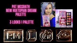 NEW Huetopian Dream Palette  Pat McGrath  3 Looks 1 Palette [upl. by Holds]