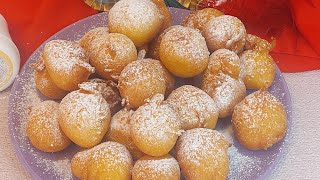 Frittelle di Carnevale pronte in 5 min  consigli per una perfetta cottura allinterno e NON unte [upl. by Bonaparte806]