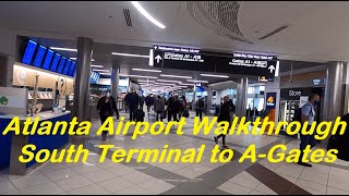 Atlanta Airport  Delta checkin and walkthrough flight from Atlanta to Denver [upl. by Netsrijk376]