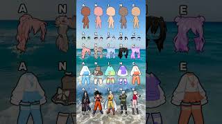 anime Comment Your Favourite Look tocaboca gacha anime [upl. by Angi]