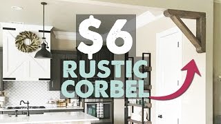 DIY Rustic Corbel  Shanty2Chic [upl. by Robina]