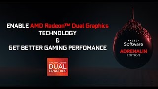 How to Enable AMD Radeon™ Dual Graphics in Adrenalin Drivers amp Settings Your Gaming Profile [upl. by Grindlay35]