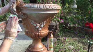 Refinishing a Concrete Planter [upl. by Erika417]