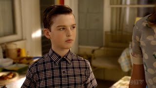 Sheldon And Amy Name Their Child Leonard Cooper  Young Sheldon Season 4 Episode 1 [upl. by Deena]