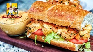 Po Boy Sandwich  Shrimp Po Boy [upl. by Allenaj]