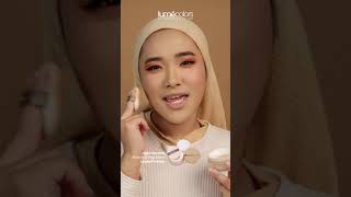 SEPERTI ITUmakeup ala Syahrinilumecolors foundation review [upl. by Ahsaei]