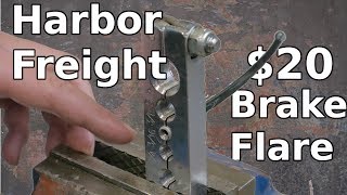 Bubble Flare Tool Harbor Freight  How To Make a Double Flare [upl. by Airetnahs]