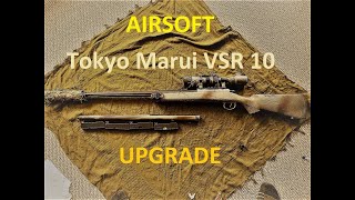 Airsoft Tokyo Marui VSR10 Upgrade [upl. by Ecinrahs]