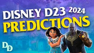 Disney D23 2024 Predictions [upl. by Norrat]