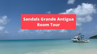 Sandals Grande Antigua Mediterranean Club Level Suite Tour [upl. by Bayless]