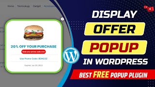 How to display offer popup in WordPress website  Best WordPress popup plugin free [upl. by Con569]