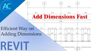 Efficient Way on Adding Dimensions in Revit  Revit Tutorial  Tips and Tricks [upl. by Elocin]