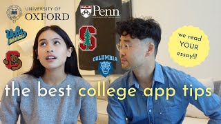 ace your US amp UK college application top tips amp get your essay read by maudy ayunda amp jesse choi [upl. by Leacock]