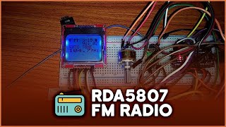 RDA5807M FM stereo Radio with Nokia 5110 display Fmradio [upl. by Ronda578]