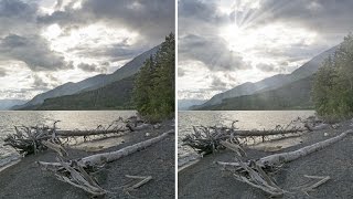 How To Make Light Rays Through Clouds In Photoshop [upl. by Darrey]