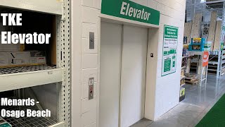 Wonderful Thyssenkrupp Hydraulic Elevator  Menards  Osage Beach MO [upl. by Winson]